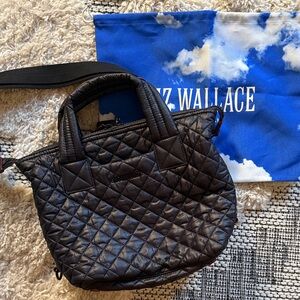MZ Wallace Black Quilted Tote